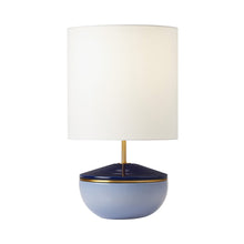 Load image into Gallery viewer, Cade Table Lamp in Polar Blue.