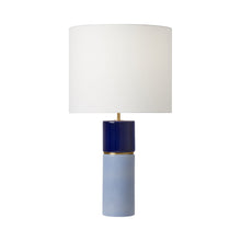 Load image into Gallery viewer, Cade Tall Table Lamp in Polar Blue.