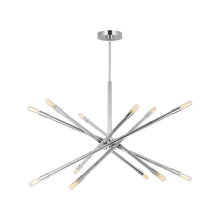 Load image into Gallery viewer, Eastyn Chandelier in Polished Nickel (Large).