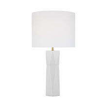 Load image into Gallery viewer, Fernwood Table Lamp in Gloss White.
