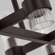 Load image into Gallery viewer, Geneva Linear Pendant Light in Detail.