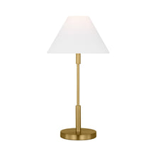 Load image into Gallery viewer, Porteau Table Lamp in Satin Brass.