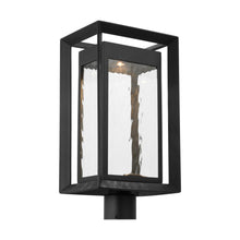 Load image into Gallery viewer, Urbandale Outdoor LED Post Light in Textured Black.