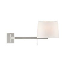 Load image into Gallery viewer, Sweep Wall Light in Left/Polished Nickel.