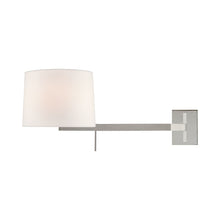 Load image into Gallery viewer, Sweep Wall Light in Right/Polished Nickel.