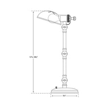 Load image into Gallery viewer, The Pixie Desk Lamp - line drawing.