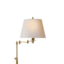 Load image into Gallery viewer, Triple Swing Arm Floor Lamp in Detail.