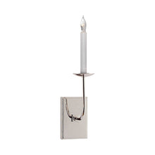 Load image into Gallery viewer, TT Wall Light in Polished Nickel.