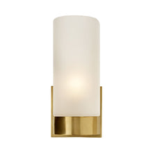 Load image into Gallery viewer, Urbane Wall Light in Soft Brass.