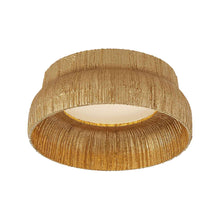 Load image into Gallery viewer, Utopia Solitaire LED Flush Mount Ceiling Light in Gild.