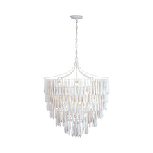 Load image into Gallery viewer, Vacarro LED Chandelier in Plaster White (Large).