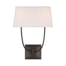 Load image into Gallery viewer, Venini Double Wall Light in Bronze.
