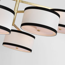 Load image into Gallery viewer, Walker Offset LED Chandelier in Detail.
