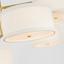 Load image into Gallery viewer, Walker Offset LED Chandelier in Detail.