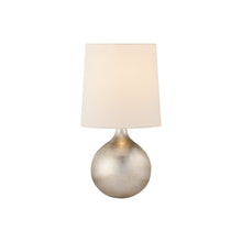 Load image into Gallery viewer, Warren Table Lamp in Burnished Silver Leaf (Mini).