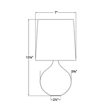 Load image into Gallery viewer, Warren Table Lamp - line drawing.