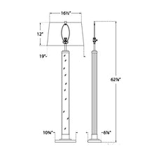 Load image into Gallery viewer, Wright Floor Lamp - line drawing.