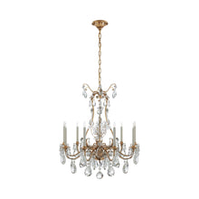 Load image into Gallery viewer, Yves Chandelier in Gilded Iron.