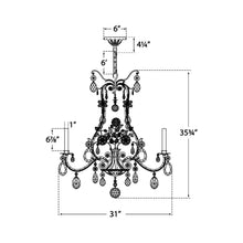 Load image into Gallery viewer, Yves Chandelier - line drawing.