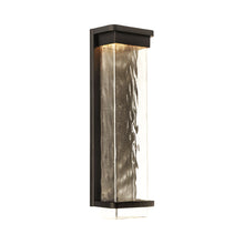 Load image into Gallery viewer, Vitrine Outdoor LED Wall Light in Large/Bronze.