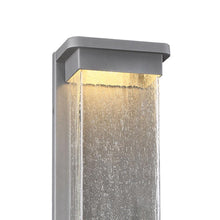Load image into Gallery viewer, Vitrine Outdoor LED Wall Light in Detail.