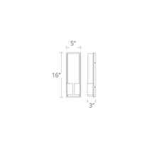 Load image into Gallery viewer, Vodka LED Wall Light - line drawing.