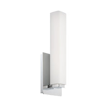 Load image into Gallery viewer, Vogue LED Bath Wall Light in Chrome (15-Inch).