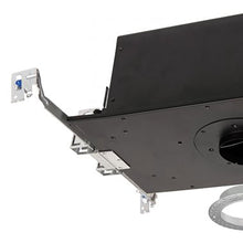 Load image into Gallery viewer, Volta 2 Inch Round Invisible Trim New Construction Recessed Housing in Detail.