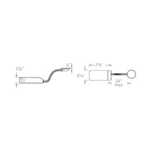 Load image into Gallery viewer, Volta 4.5 Inch Remodel Recessed Housing - line drawing.