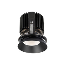 Load image into Gallery viewer, Volta 4.5 Inch Round Shallow Regressed Trimless LED Recessed Trim in Black.