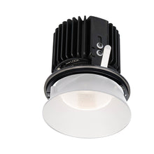 Load image into Gallery viewer, Volta 4.5 Inch Round Trimless Downlight LED Recessed Trim in White.