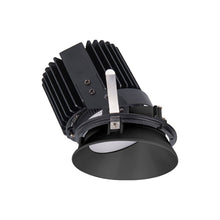 Load image into Gallery viewer, Volta 4.5 Inch Round Wall Wash Trimless LED Recessed Trim in Black.