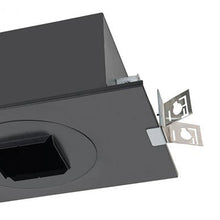 Load image into Gallery viewer, Volta 4.5 Inch Square New Construction Recessed Housing in Detail.