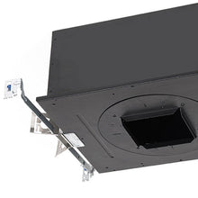 Load image into Gallery viewer, Volta 4.5 Inch Square New Construction Recessed Housing in Detail.