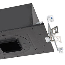 Load image into Gallery viewer, Volta 4.5 Inch Square New Construction Recessed Housing in Detail.