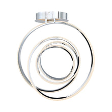 Load image into Gallery viewer, Vornado LED Flush Mount Ceiling Light in Detail.