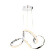 Load image into Gallery viewer, Vornado LED Chandelier in Chrome (23-Inch).