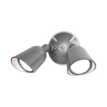 Load image into Gallery viewer, Endurance LED Double Spot Outdoor Wall Light in Architectural Graphite.