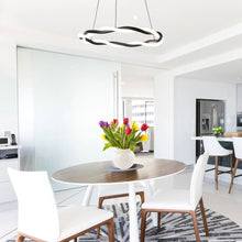 Load image into Gallery viewer, Escapade LED Pendant Light in dining room.