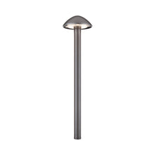 Load image into Gallery viewer, LED Landscape Interpath Light 12V in Bronzed on Aluminum/Hemispherical (2700K).