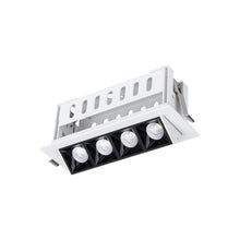 Load image into Gallery viewer, Multi Stealth Adjustable Trim LED Recessed Light in Black/White (3.5W/45-Degree).