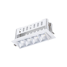 Load image into Gallery viewer, Multi Stealth Adjustable Trim LED Recessed Light in Haze/White (3.5W/45-Degree).