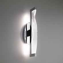 Load image into Gallery viewer, Wave LED Bath Vanity Light in Detail.