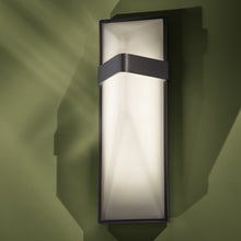 Load image into Gallery viewer, Wedge Outdoor LED Wall Light in Detail.