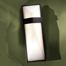 Load image into Gallery viewer, Wedge Outdoor LED Wall Light in Detail.