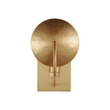 Load image into Gallery viewer, Whare Bath Wall Light in Burnished Brass.
