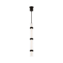 Load image into Gallery viewer, Wit LED Pendant Light in 4-Glass/Black.