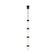 Load image into Gallery viewer, Wit LED Pendant Light in 5-Glass/Black.