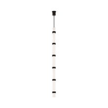 Load image into Gallery viewer, Wit LED Pendant Light in 7-Glass/Black.