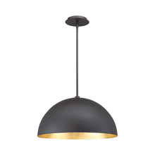Load image into Gallery viewer, Yolo LED Pendant Light in Small/Gold Leaf/Bronze.